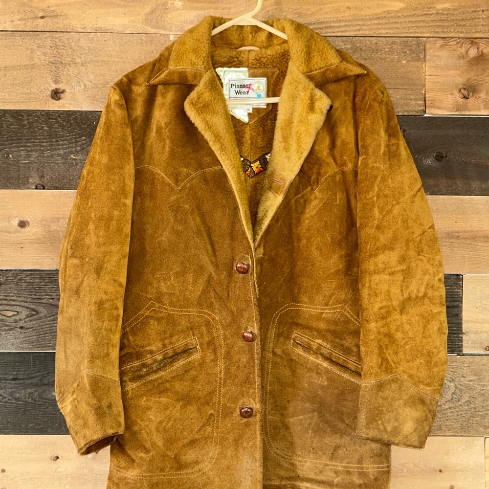 PIONEER Shearling-Style Jacket in Golden Brown